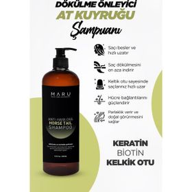 Maru Zayıf ve Yıpranmış Saçlar İçin 400 ml Hızlı Uzamaya Yardımcı At Kuyruğu Şampuan