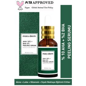Maruderm %10 AHA + %2 BHA 30 ml Yüz Bakım Serumu