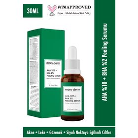 Maruderm %10 AHA + %2 BHA 30 ml Yüz Bakım Serumu