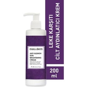 Maruderm 200 ml Leke Karşıtı Cilt Beyazlatıcı Bakım Kremi