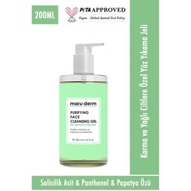 Maruderm 200 ml Salisilik Asit Karma Yağlı Yüz Yıkama Jeli