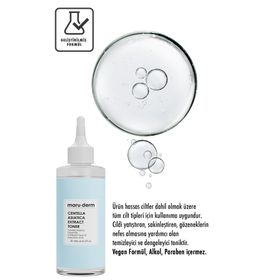 Maruderm 250 ml Centella Asiatica Yatıştırıcı Ceramide Nemlendirici Tonik
