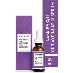 Maruderm 30 ml Leke Karşıtı ve Beyazlatıcı Cilt Bakım Serumu