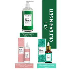 Maruderm 400 ml Gözenek Sıkılaştırıcı Jel + 250 ml Tonik + 30 ml Serum Cilt Bakım Seti
