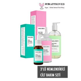 Maruderm 400 ml Gözenek Sıkılaştırıcı Jel + 250 ml Tonik + 30 ml Serum Cilt Bakım Seti