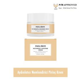Maruderm 50 ml Pirinç Özlü Aydınlatıcı ve Nemlendirici Krem