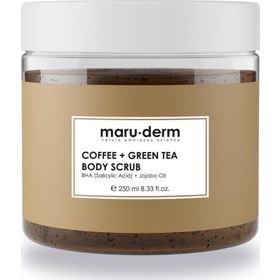 Maruderm Body Scrub 250 ml Kahve Yeşil Çay Özlü BHA Jojoba Yağı Vücut Peelingi