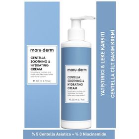 Maruderm Cica Centella 200 ml Yatıştırıcı&Leke Karşıtı Cilt Bakım Kremi