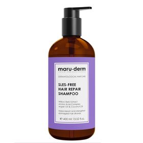 Maruderm Saç Onarıcı Yıpranmış Zayıf Saçlar Tuzsuz Vegan 400 ml Sülfatsız Şampuan