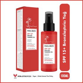 Maruderm Sun Kiss Bronzlaştırıcı SPF15+ 100 ml Güneş Yağı