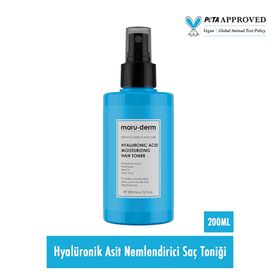 Maruderm Vegan Hyalüronik Asit 200 ml Nemlendirici Tüm Saç Tipleri Saç Bakım Toniği