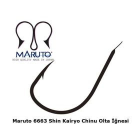 Maruto 6663NS Siyah Nikel Olta İğnesi