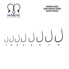Maruto 6663NS Siyah Nikel Olta İğnesi
