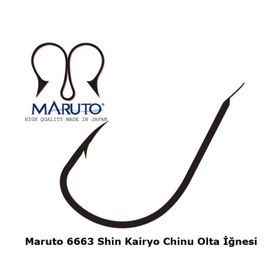Maruto 6663NS Siyah Nikel Olta İğnesi