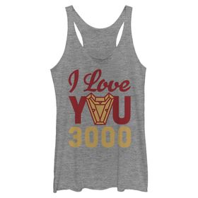 Marvel 3000 Arc Reactor Racerback Gray Heather Kadın Atlet