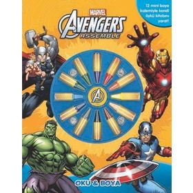 Marvel Avengers Assemble Oku ve Boya - Sima Özkan Yıldırım
