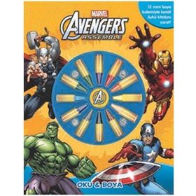 Marvel Avengers Assemble Oku ve Boya - Sima Özkan Yıldırım