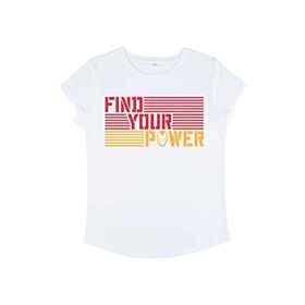 Marvel Avengers Classic Iron Power Tekerlekli Beyaz Kadın T-shirt
