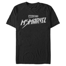 Marvel Big and Tall Siyah Beyaz Üst Kısa Kollu Black Erkek T-shirt