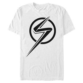Marvel Big and Tall Tek Renk Üst Kısa Kollu White Erkek T-shirt