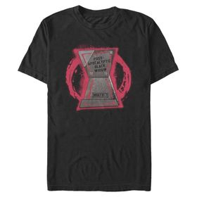 Marvel Big & Tall Apocalyptic Widow Üst Kısa Kollu Siyah Erkek T-shirt