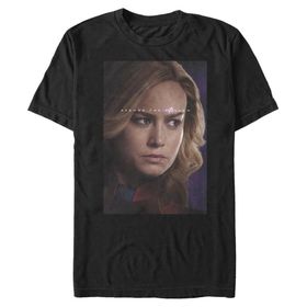 Marvel Big & Tall Avenge Üst Kısa Kollu Siyah Erkek T-shirt