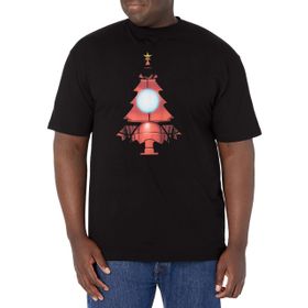 Marvel Big & Tall Avengers Klasik Demir Ağaç Üst Kısa Kollu Siyah Erkek T-shirt