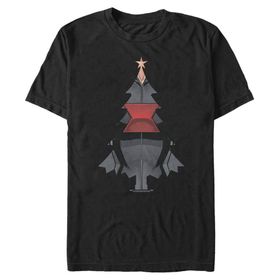 Marvel Big & Tall Avengers Klasik Dul Ağacı Üst Kısa Kollu Siyah Erkek T-shirt