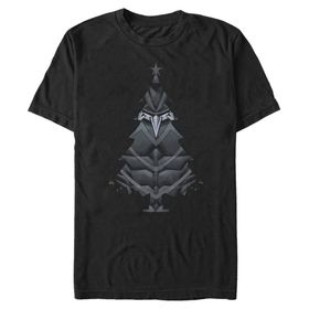 Marvel Big & Tall Avengers Klasik Panter Ağacı Üst Kısa Kollu Siyah Erkek T-shirt