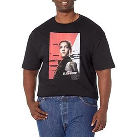 Marvel Big & Tall Black Widents Sister Üst Kısa Kollu Siyah Erkek T-shirt