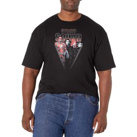 Marvel Big & Tall Black Widow Stealth Squad Black Erkek T-shirt