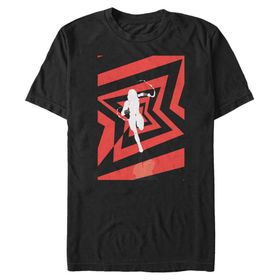 Marvel Big & Tall Bond Widow Black Erkek T-shirt