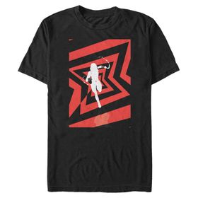 Marvel Big & Tall Bond Widow Black Erkek T-shirt