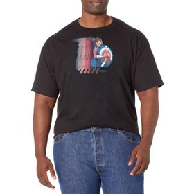 Marvel Big & Tall Carter Spreader Black Erkek T-shirt