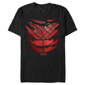 Marvel Big & Tall Chi Shang Kostüm Üst Kısa Kollu Siyah Erkek T-shirt