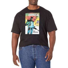 Marvel Big & Tall Classic Daughters of the Dragon Dec18 Üst Kısa Kollu Siyah Erkek T-shirt
