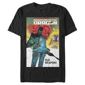 Marvel Big & Tall Classic Daughters of the Dragon Dec18 Üst Kısa Kollu Siyah Erkek T-shirt