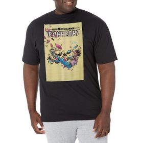 Marvel Big & Tall Classic Ironheart Siyah Erkek T-shirt