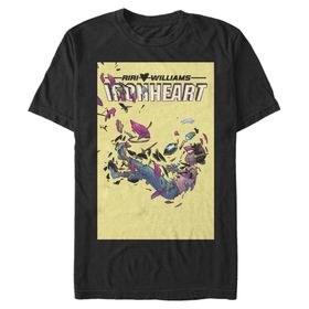 Marvel Big & Tall Classic Ironheart Siyah Erkek T-shirt