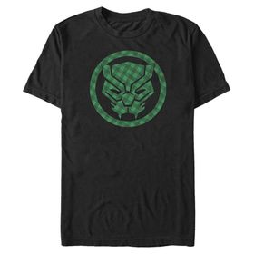 Marvel Big & Tall Classic Lucky Panther Siyah Erkek T-shirt