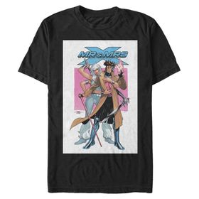 Marvel Big & Tall Classic Mrs. X Siyah Erkek T-shirt