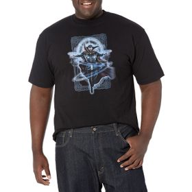 Marvel Big & Tall Classic Spell Bound Siyah Erkek T-shirt