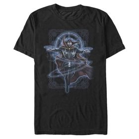 Marvel Big & Tall Classic Spell Bound Siyah Erkek T-shirt