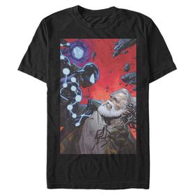 Marvel Big & Tall Classic Spider Fight Dec18 Siyah Erkek T-shirt