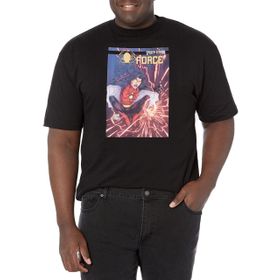 Marvel Big & Tall Classic Spider Force Dec18 Üst Kısa Kollu Siyah Erkek T-shirt