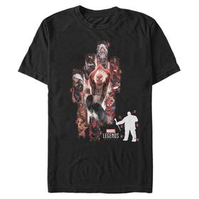 Marvel Big & Tall Classic Spidey Legends Siyah Erkek T-shirt