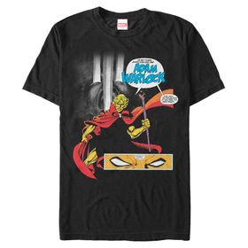 Marvel Big & Tall Classic Warlock I Am Black Erkek T-shirt