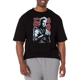 Marvel Big & Tall Deep Thought Üst Kısa Kollu Siyah Erkek T-shirt