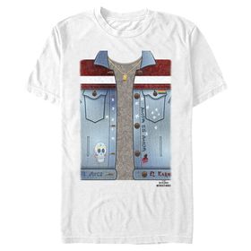 Marvel Big & Tall Doctor Strange in the Multiverse of Madness America Chavez Kostüm Üst Kısa Kollu Beyaz Erkek T-shirt