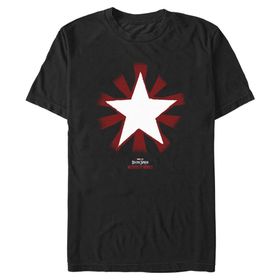 Marvel Big & Tall Doctor Strange in The Multiverse of Madness Chavez Star Black Erkek T-shirt